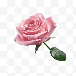 玫瑰花从右侧分离落下情人节快乐
