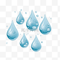 送水图片_雨滴 PNG