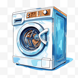 洗衣機插圖