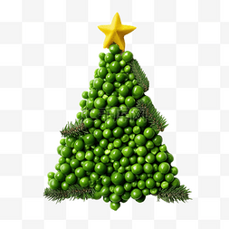 圣诞树蔬菜图片_用玉米做的圣诞树