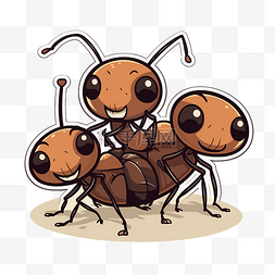 蚂蚁挎包 向量