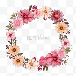 花卉和花卉装饰框
