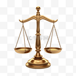 法律图片_3d 正义秤卡通平衡秤
