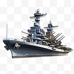 海洋战舰背景图片_有大炮的战舰