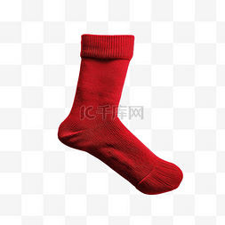 红背景条纹图片_红袜子