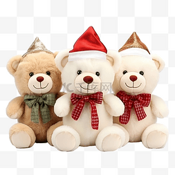 爱情小物图片_商店货架上的毛绒圣诞玩具供应