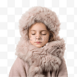 病人吸氧图片_庆祝圣诞节的小女孩因低温或生病