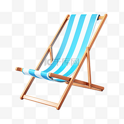 沙灘椅图片_沙滩椅 3d 图