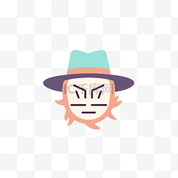 一个戴着帽子的男人的性格和帽子
