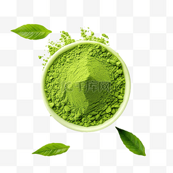 茶葉图片_绿色抹茶叶