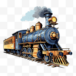 蒸汽火车或机车即将到来