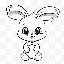 友谊可爱图片_涂鸦卡通快乐兔子