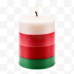 红色蜡烛背景图片_蜡烛圣诞绿色和红色