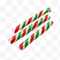 圣诞糖果绿色图片_圣诞条纹绿色和红色拐杖糖