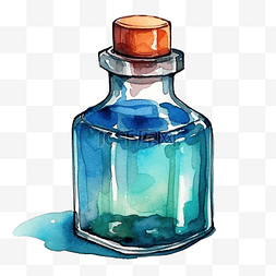 水彩墨水瓶