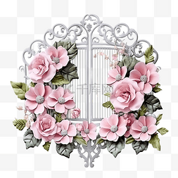 抽象玫瑰背景图片_装饰造型门用造型花