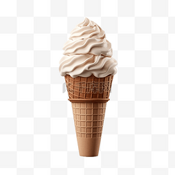蛋卷冰淇淋 3d 插图