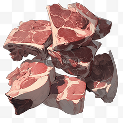 晚餐海報图片_菜单上的牛排肉块