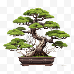 日本盆景图片_日本著名盆景树