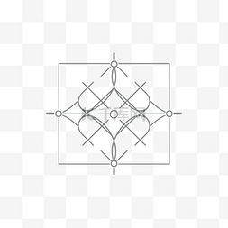 装饰对称线图片_装饰线和几何图标 向量