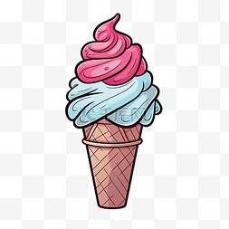 冰淇淋塗鴉