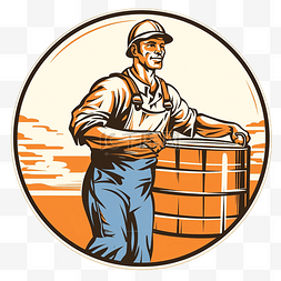 阿特拉斯携带桶油复古桶