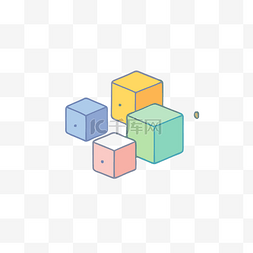 立方体的图片_立方体矢量图