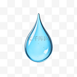 水合作用图片_3d 水滴图
