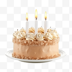 有蜡烛生日蛋糕图片_有两根蜡烛的甜蛋糕
