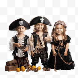 海盗风格的儿童派对