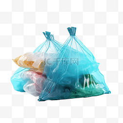 一次性盒子图片_塑料袋塑料废物减少地球的概念 3D