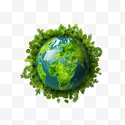 世界环境日地球绿色地球圈球体环