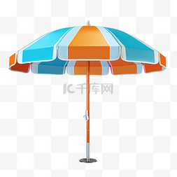 棕櫚樹图片_3D沙滩伞