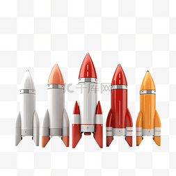 不同的开始图片_3d 火箭翱翔不同的火箭飞得很高，