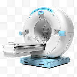 意象图片_CT 扫描 3D 插图