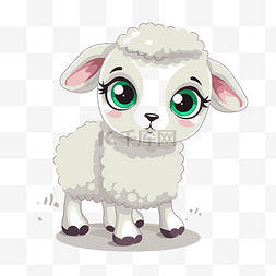 可爱的小羊图片_可愛的小羊 向量