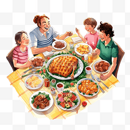 圣诞节传统食物图片_从上面的卡通插图中可以看到传统