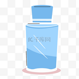 蓝色香薰香水瓶