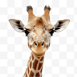 可爱的长颈鹿动物