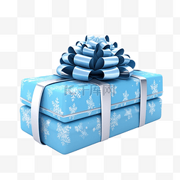 带雪的帽子图片_3d 雪橇带 3 个礼品盒