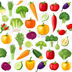 牛油果装饰图片_蔬菜和水果的无缝模式