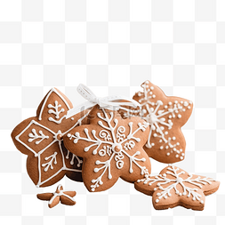 圣诞自制姜饼和圣诞装饰品