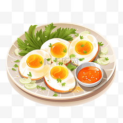 吃飯图片_鸡蛋配菜吃