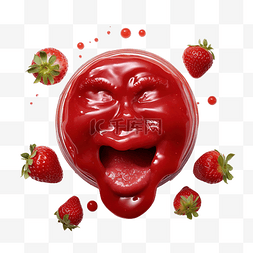 草莓酱脸