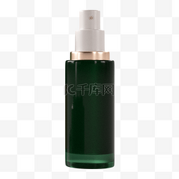 绿色护肤品包装图片_3d化妆品样机模型绿色