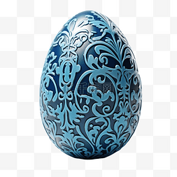 蓝色的彩蛋图片_藍色的複活節彩蛋