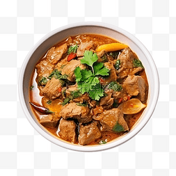 印度咖哩图片_泰式咖喱猪肉或泰语中的panang