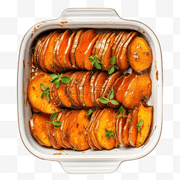 盘中的美味图片_烤盘中的家庭烤红薯