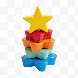 星星堆叠玩具
