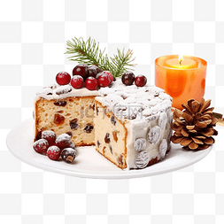 桌球白球图片_传统斯洛伐克和捷克圣诞蛋糕 viano